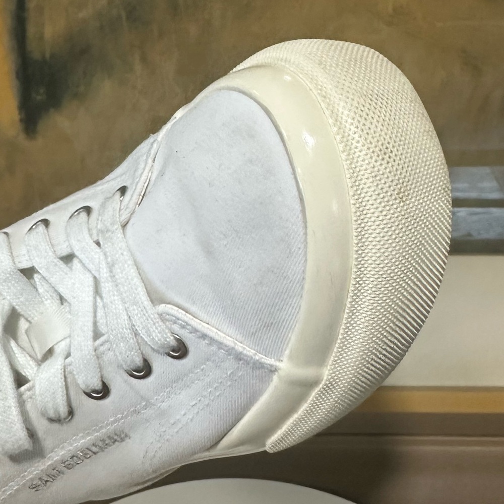 🌸SAM EDELMAN🌸 Sonia Platform Sneakers White Size: 7.5 - Picture 12 of 14